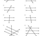 Parallel Lines Cut by A Transversal Worksheet Answer Key and Proving Lines Parallel Worksheet