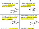 Parallel Lines Cut by A Transversal Worksheet Answer Key and Worksheets 50 Re Mendations Parallel Lines and Transversals