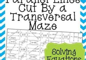 Parallel Lines Cut by A Transversal Worksheet Answer Key with 105 Best Geometry Images On Pinterest