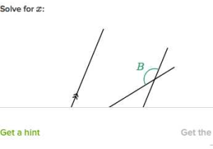 Parallel Lines Worksheet Answers and Equation Practice with Plementary Angles Video