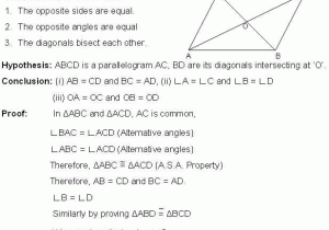 Parallelogram Proofs Worksheet as Well as Properties Of Parallelogram Geometrical Proof Middle High School