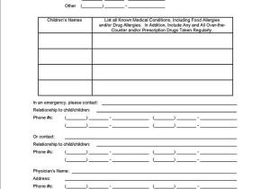 Parenting Plan Worksheet Illinois as Well as Free Printable forms for Single Parents