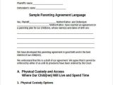 Parenting Plan Worksheet Illinois or 47 Luxury Temporary Child Custody Agreement form