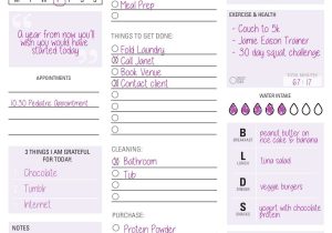 Parenting Plan Worksheet or Day Planner so I Made This Daily Plan Sheet for Myself but I