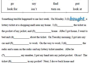 Past Participle Spanish Worksheet as Well as Past Simple All Things Grammar