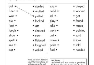Past Tense Verbs Worksheets Also 131 Best Tenses Images On Pinterest