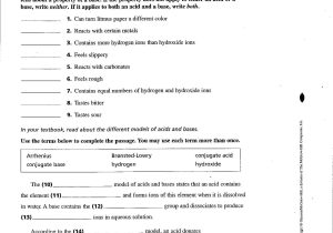 Ph and Poh Worksheet together with Acids Bases and Ph Worksheet Answers Unique Chemistry Ph Worksheet