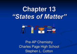 Physical and Chemical Changes and Properties Of Matter Worksheet Along with Ppt Chapter 13 Ampquotstates Of Matterampquot Powerpoint Presentation