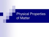 Physical and Chemical Changes and Properties Of Matter Worksheet with Ppt Physical Properties Of Matter Powerpoint Presentation