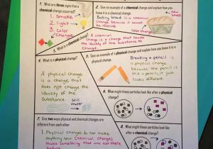 Physical and Chemical Changes Worksheet and 80 Best Physical & Chemical Changes Images On Pinterest