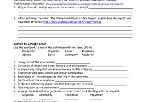 Physical Science Worksheet Conservation Of Energy 2 Answer Key and Population Munity & Ecosystem Worksheet