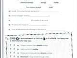 Physical Science Worksheet Conservation Of Energy 2 Answer Key as Well as Science Worksheet Heat Energy New Kids Science Energy Worksheets