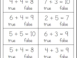 Picture Addition Worksheets as Well as Addition to 10 Circle True or False Worksheet 2