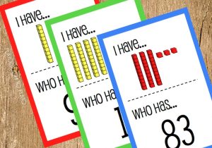 Place Value Worksheets for Kindergarten Also Free Place Value I Have who Has