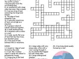 Plate Tectonics Crossword Puzzle Worksheet Answers Along with Landforms Crossword