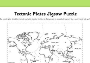 Plate Tectonics Crossword Puzzle Worksheet Answers Along with Tectonic Plates Jigsaw Puzzle Activity Tectonic Plates Jigsaw