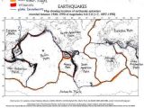 Plate Tectonics Worksheet Also Color Coded and Labelled World Earthquake Map Good Activity