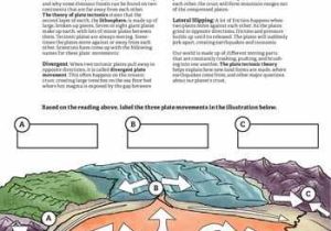 Plate Tectonics Worksheet or 55 Best Science Tectonic Plates Earth S Layers Images On Pinterest