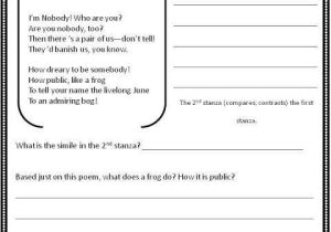 Poetry Analysis Worksheet Also Poetry Analysis Sparkles Smiles and Successful Students