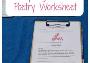 Poetry Worksheets Printable together with Free Printable Spring Haiku Poetry Worksheet