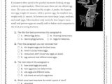 Point Of View Worksheet Answers as Well as Prehension Skills 40 Short Passages for Close Reading Grade 6