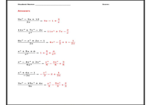 Polynomials Worksheet with Answers and Sheets Page 17 Match Problems
