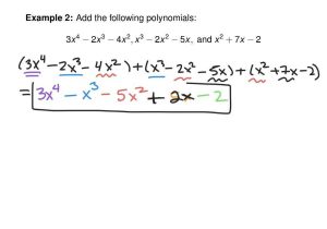 Polynomials Worksheet with Answers together with Polynomial Operations Worksheet Worksheet Math for