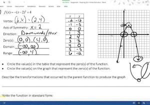 Practice Worksheet Graphing Quadratic Functions In Vertex form Answer Key Also Graphing Quadratics Worksheet Gallery Worksheet Math for Kids
