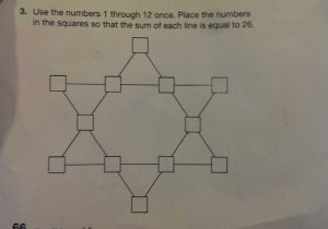 Practice Worksheet solving Systems with Matrices Answers and Arithmetic Star Of David Math Puzzle Mathematics Stack Exchange
