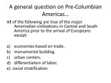 Pre Columbian Civilizations Worksheet Answers Also Ap Mc Latin America What Do You Need to Know Ppt