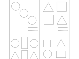 Pre K Shapes Worksheets or Kindergarten Identify and Color theect Shape Worksheet Stock Vector
