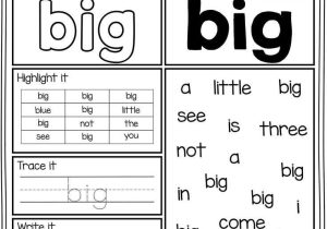 Pre Primer Words Worksheets with 124 Best Kindergarten Reading Sight Words High Frequency Words