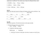 Predicting Products Worksheet Answer Key Also Students Identify the Four Different Types Of Chemical Reactions