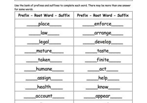 Prefix and Suffix Worksheets 5th Grade or 925 Best Language Arts In Second Grade Images On Pinterest