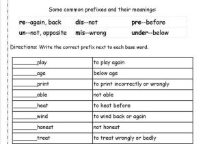 Prefix Worksheets 3rd Grade with 30 Best Affixes Images On Pinterest