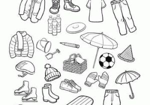 Preschool Exercise Worksheets Along with How to Dress for Winter