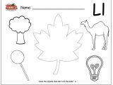 Preschool Letter L Worksheets or Letter L Activities