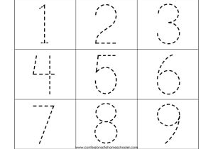 Preschool Number Worksheets with 50 New Pics Tracing Sheets for Preschool
