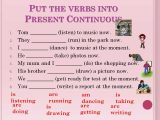 Present Progressive Spanish Worksheet or Present Simple and Present Continuous