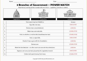 Principles Of American Government Worksheet Also American Government Worksheet Answers Kidz Activities