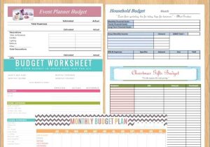 Printable Budget Worksheet or Bud Worksheet Printable