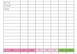 Printable Budget Worksheet or Track Your Weekly Spending with This Free Printable Weekly Bud