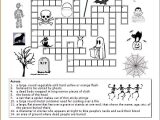 Printable English Worksheets together with Around the World In English Halloween Crossword Worksheet