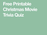 Printable Logo Quiz Worksheet or Free Printable Christmas Movie Trivia Quiz Xmas Games