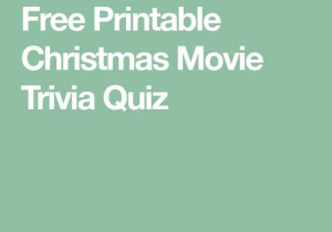 Printable Logo Quiz Worksheet or Free Printable Christmas Movie Trivia Quiz Xmas Games