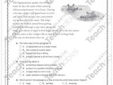 Printable Reading Comprehension Worksheets and About Hippos Close Reading Passage