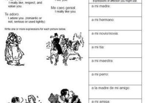 Printable Spanish Worksheets Along with Printable Spanish Freebie Of the Day Beyond Gustar and Amar