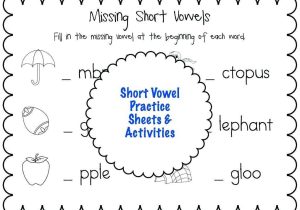 Printable toddler Worksheets or Missing Short Vowel Worksheets the Best Worksheets Image Col