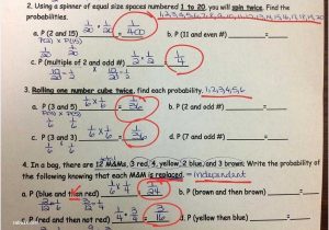 Probability Review Worksheet with New Probability Worksheets Pdf Sabaax