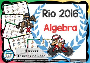 Probability Worksheets with Answers and This Rio Summer Games Algebra Worksheets Will Your Students